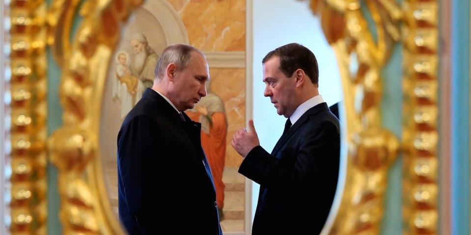 Putin and Medvedev