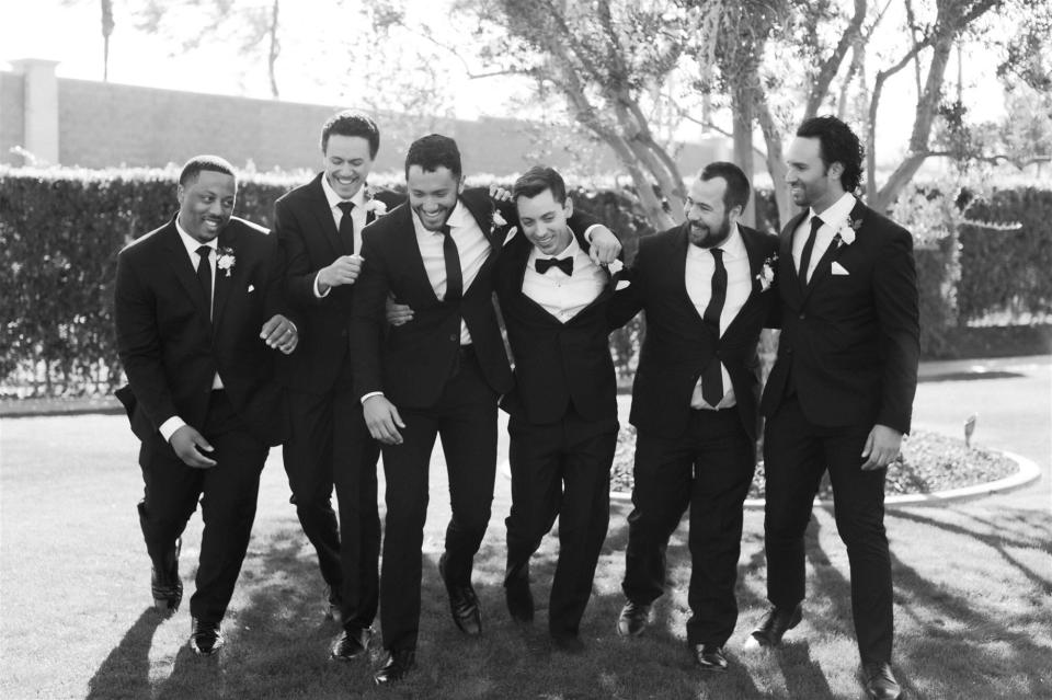 groomsmen in a group