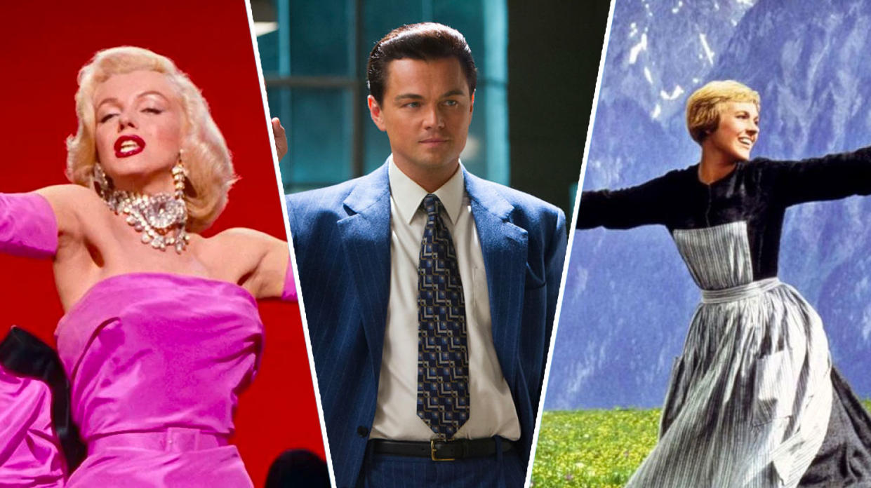 Gentlemen Prefer Blondes, The Wolf of Wall Street, The Sound of Music.