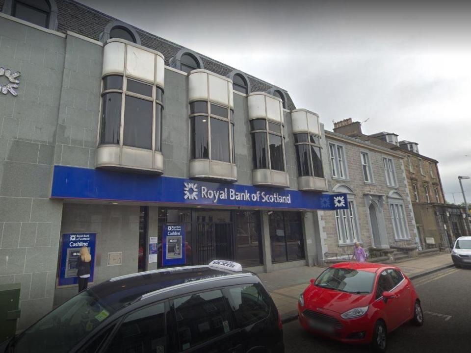 Davies raided the RBS branch armed with a meat cleaver: Google Street View