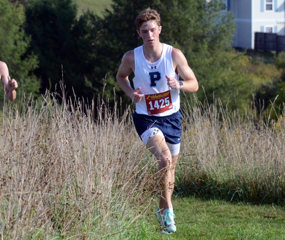 Petoskey's Shane Izzard turned in a new personal record over the weekend with a time of 15:50 in the annual Bluejay Invite in Shepherd.