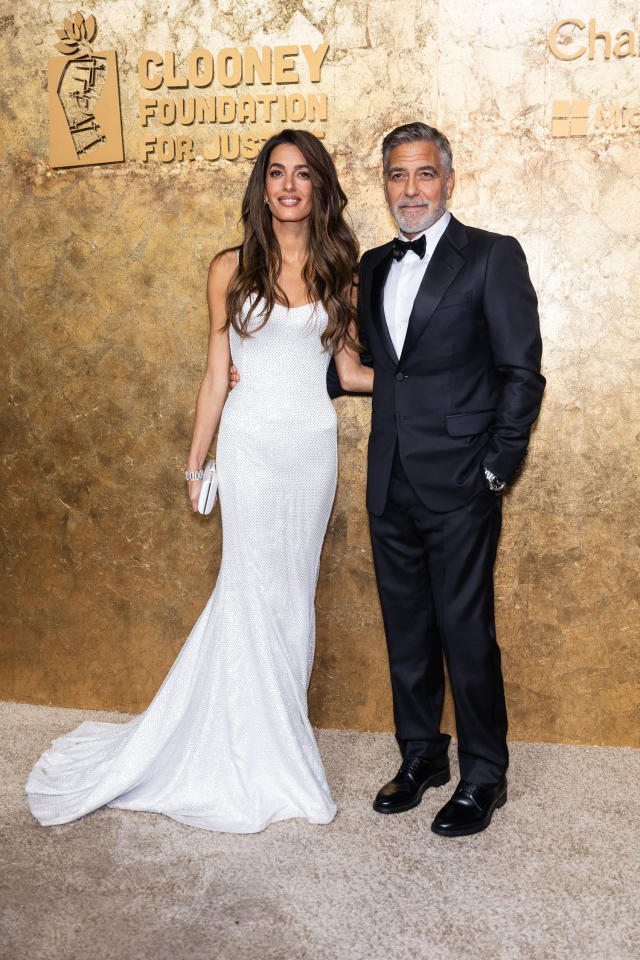 Amal Clooney wore a wedding dress in Lake Como - see pictures