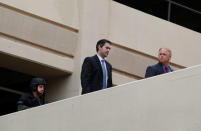 Former North Charleston police officer Michael Slager is escorted from the courthouse by security personnel while waiting on his verdict at the Charleston County Courthouse in Charleston, South Carolina, U.S., December 5, 2016. REUTERS/Randall Hill