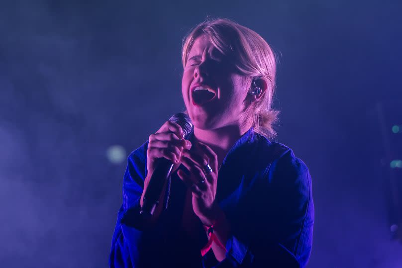 Zaho de Sagazan performing at ESNS