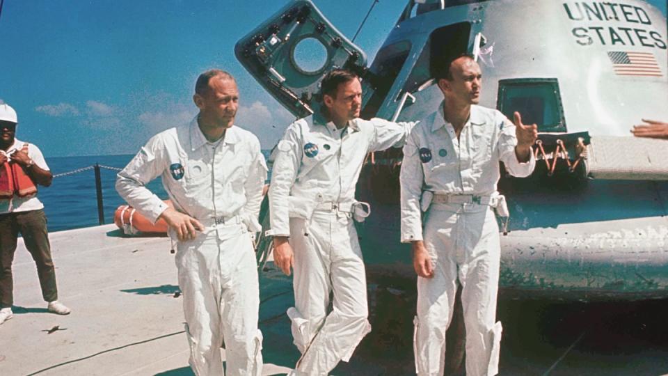 Buzz Aldrin, Neil Armstrong und Michael Collins