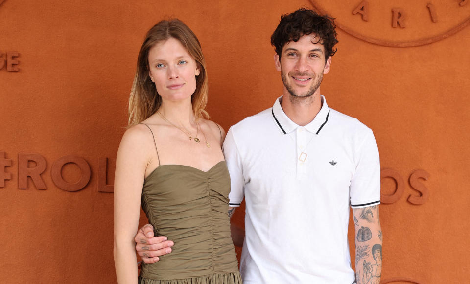 Constance Jablonski et Matthias Dandois à Roland-Garros en 2024