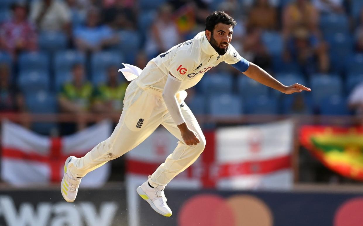 England's fast bowling crisis deepens with Saqib Mahmood ruled out for the season - GETTY IMAGES
