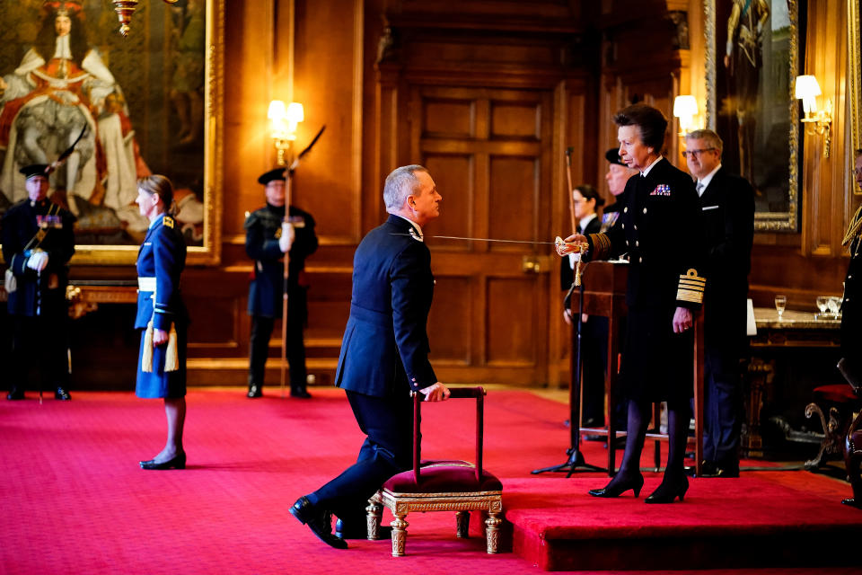 Sir Iain Livingstone was speaking after being knighted by the Princess Royal at the Palace of Holyroodhouse (Aaron Chown/PA)