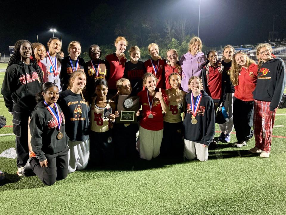 Mount Olive earned its first girls Morris County Relays title on May 1, 2024.