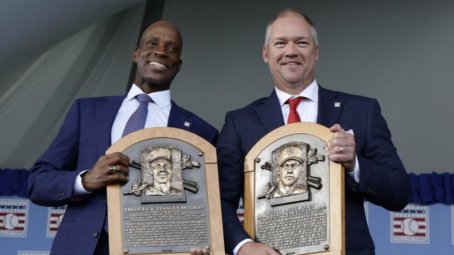 Video: Scott Rolen and Fred McGriff on their Hall of Fame induction