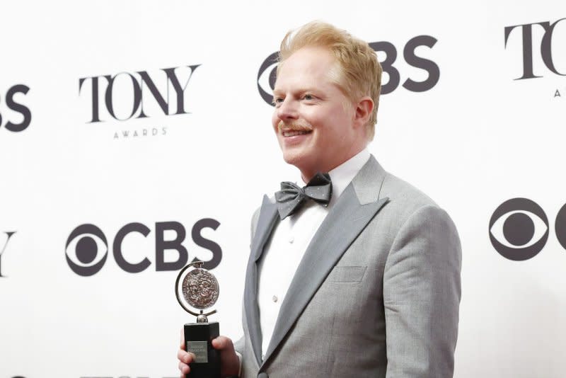 "Take Me Out" star Jesse Tyler Ferguson will help announce the nominees for this year's Tony Awards next week. File Photo by John Angelillo/UPI