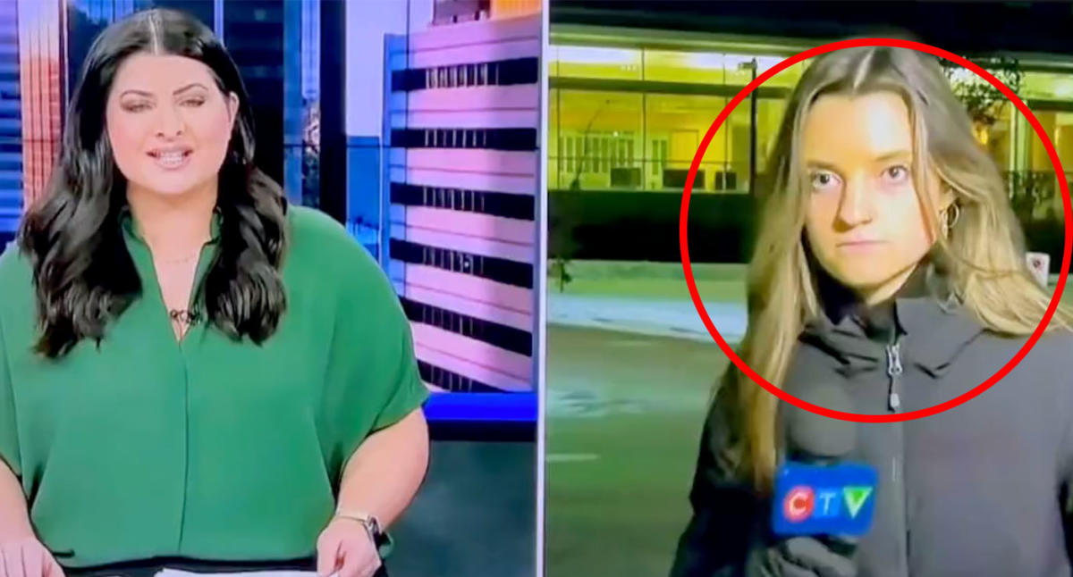 Frightening moment for TV reporter: 'I'm not feeling well