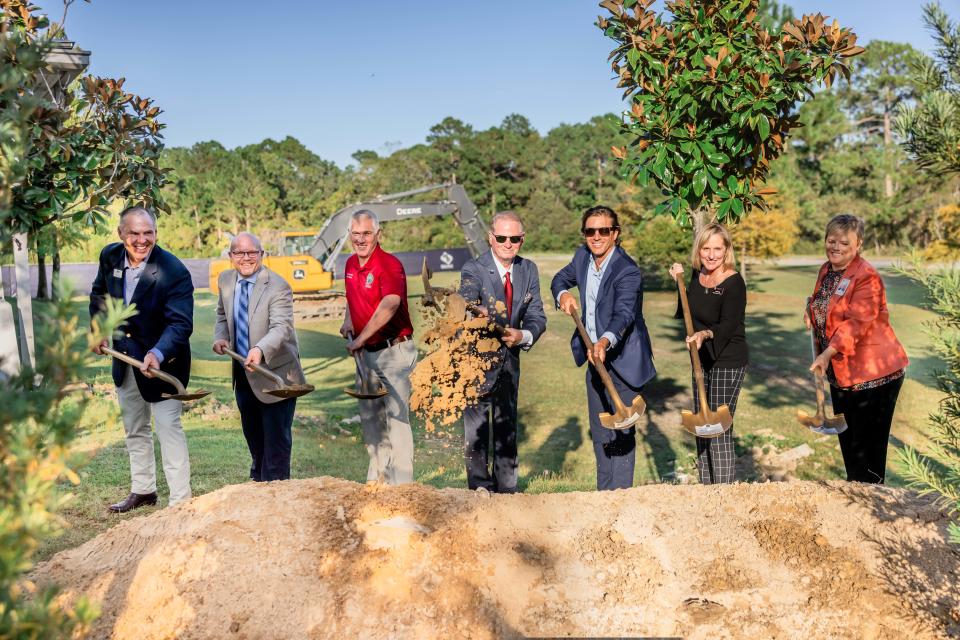Officials from Northwest Florida State College and Seacoast Collegiate High School broke ground on a $30 million endeavor that will see more opportunities come to students in Walton County