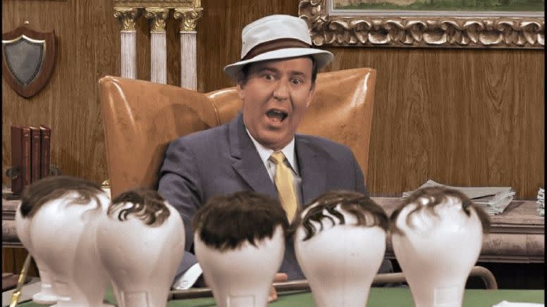 Carl Reiner as Alan Brady in a colorized episode of "The Dick Van Dyke Show."