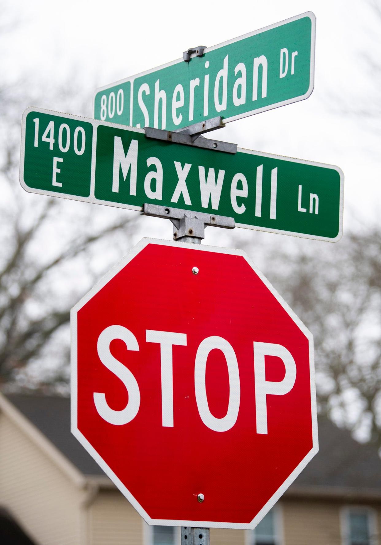 The corner of South Sheridan Road from East Maxwell Lane on Friday, Dec. 9, 2022.