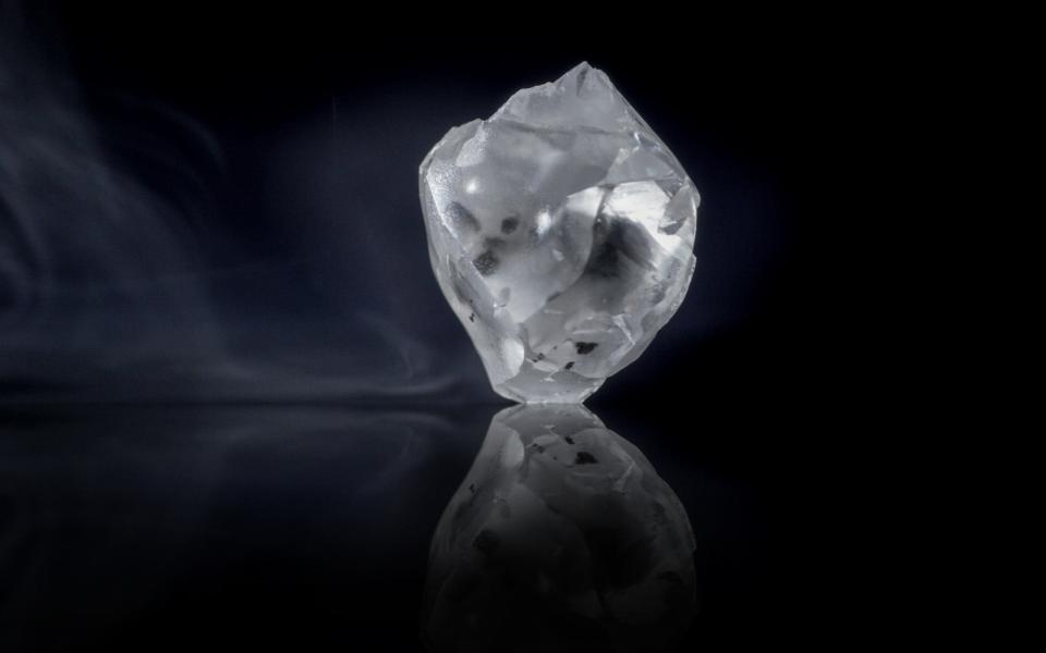 London-listed Gem said it had changed its blasting and crushing process to recover more of the high-grade diamonds. Pictured: the 910-carat “Lesotho Legend” - Gem Diamonds