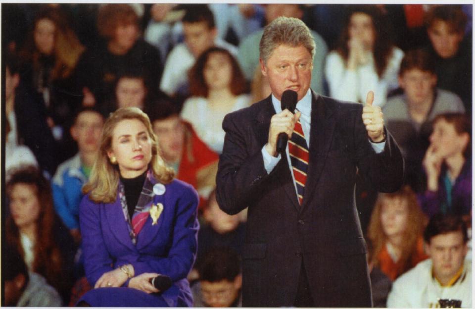 What could have been: Hillary and Bill Clinton in 1992 before he became President