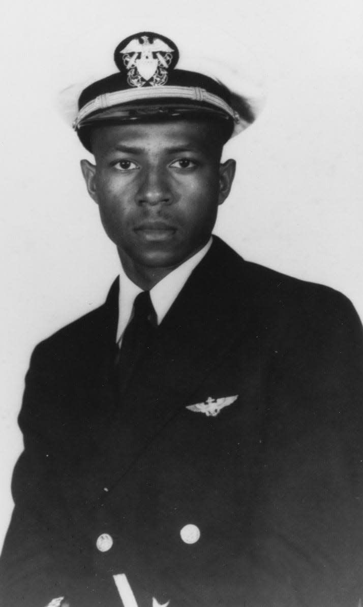 Naval aviator Ensign Jesse L. Brown