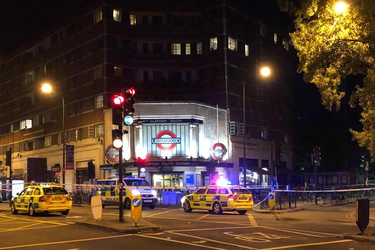 A 17-year-old boy was fatally stabbed at Clapham South Tube station on November 2: David Wilcock/PA