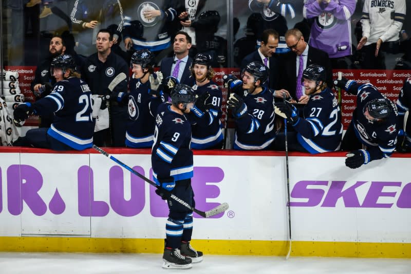 NHL: Columbus Blue Jackets at Winnipeg Jets