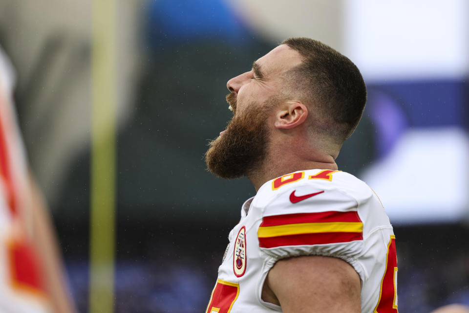 Close-up of Travis in uniform