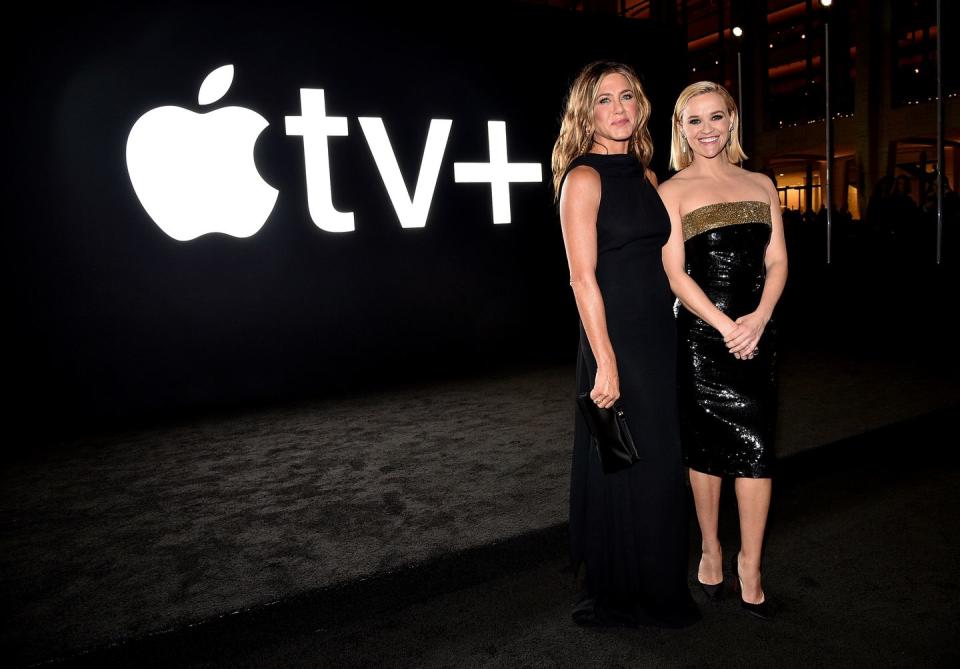 <p>After almost 20 years in the industry, Witherspoon joined forces with Jennifer Aniston for the award-nominated <em>The Morning Show </em>on Apple TV's new streaming service.</p>