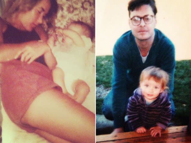 <p>Olivia WIlde Instagram</p> Olivia Wilde and her mom Leslie. ; Olivia WIlde and her dad Andrew.