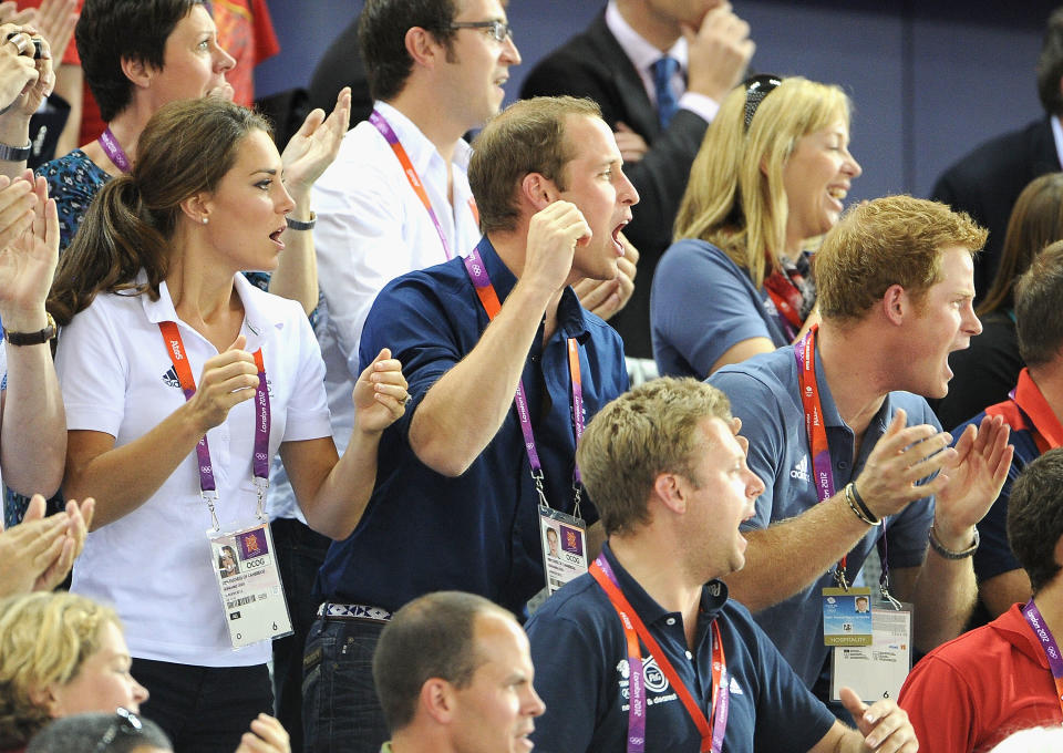 The young royals have never been this animated. (Photo by Pascal Le Segretain/Getty Images)