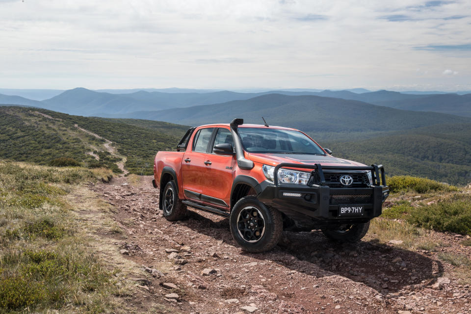 The Toyota Hilux Rugged X pictured in May, 2019. The Hilux has been named as allegedly having defective diesel particulate filters in a class-action lawsuit.