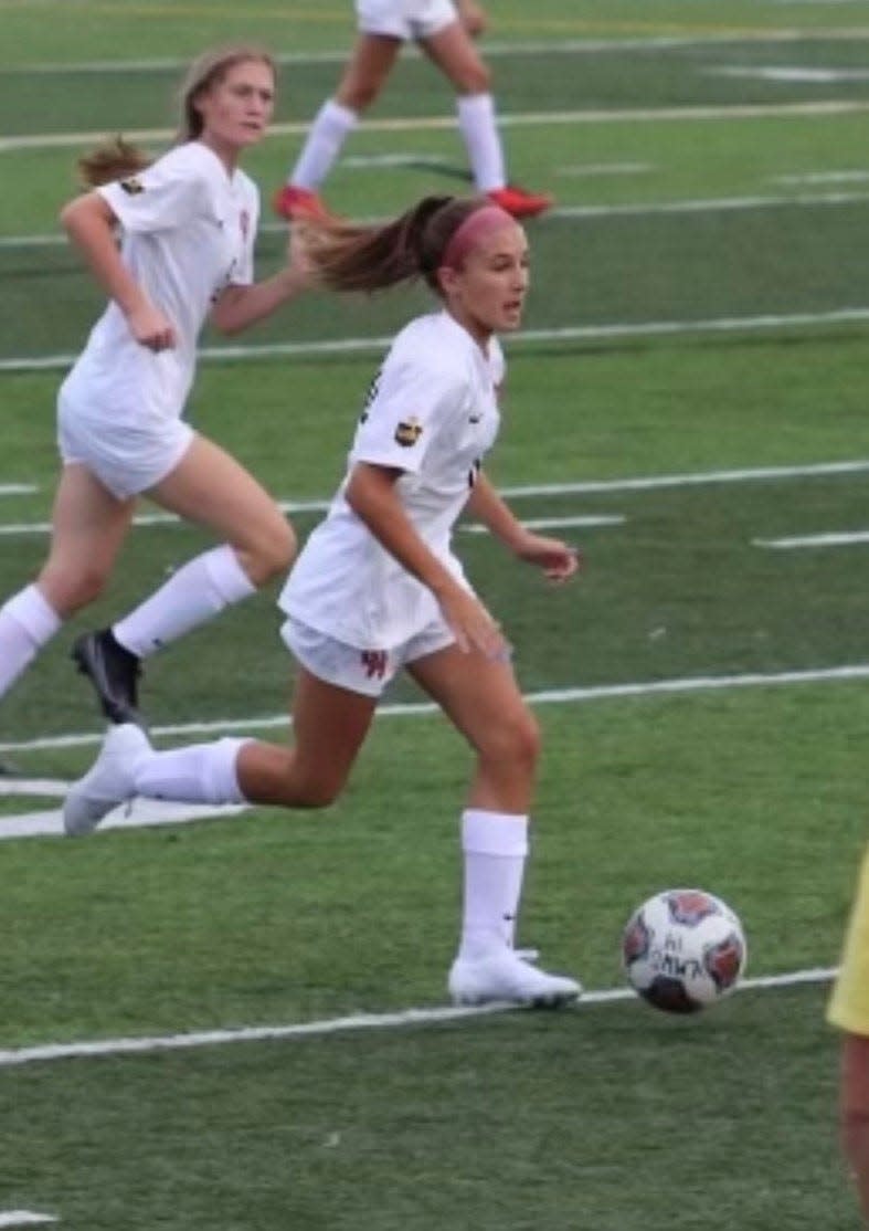 Oak Hills' Presley Pennekamp is one of the best girls soccer players in the state of Ohio in 2022.
