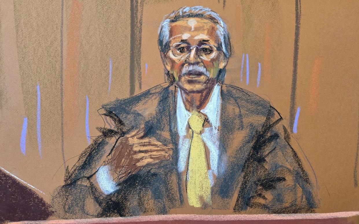 David Pecker raised a smile during his testimony