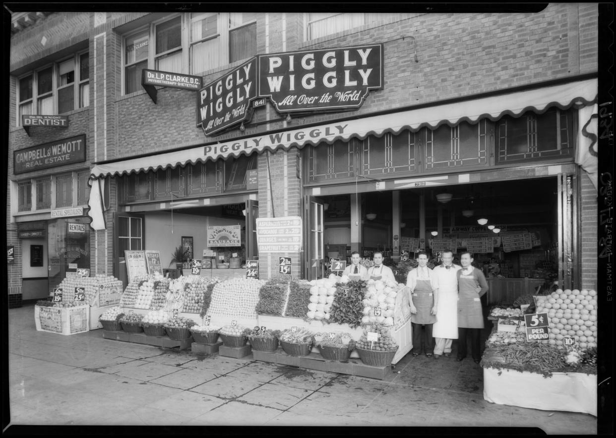 Piggly Wiggly Storefront in 1934