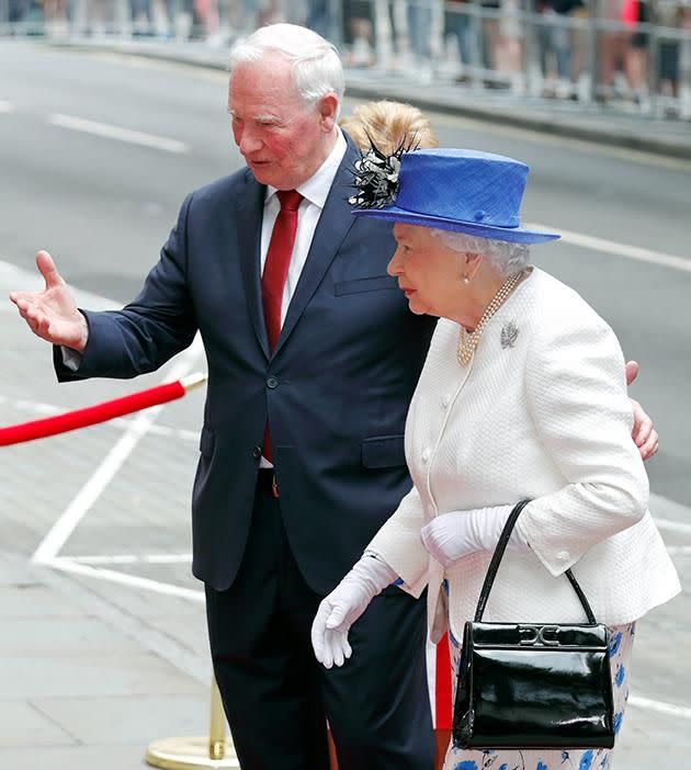 the Governor General of Canada, David Johnston, broke royal protocol when he met the Queen. Photo: Getty Images