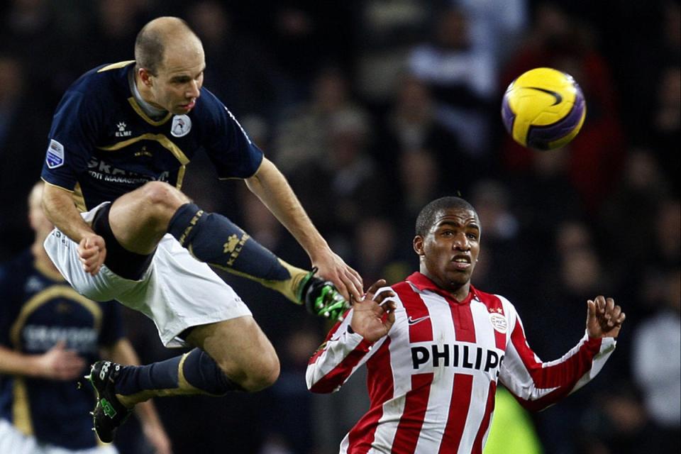 Arne Slot playing for Sparta Rotterdam in 2008 (AFP via Getty Images)