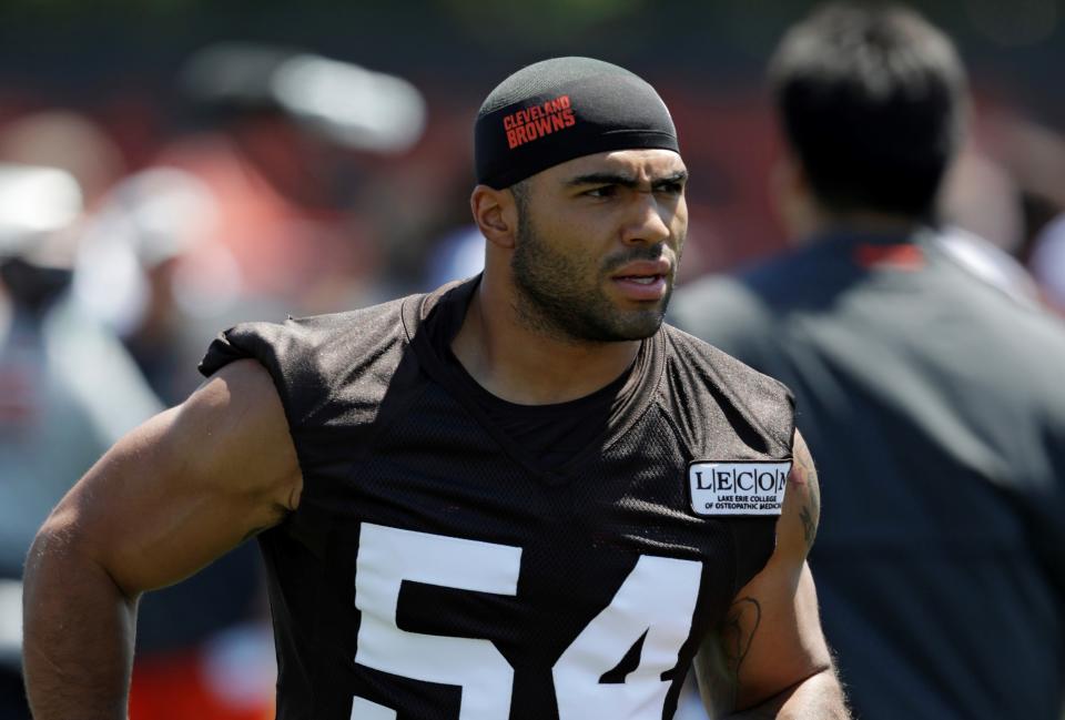 The government says that part of the alleged insider trading scheme included the code word “cheesesteaks” in communication between former Browns linebacker Mychal Kendricks and an ex-Goldman Sachs investment banker. (AP)