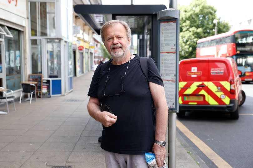 Serhii Anisimov, 70, on the Alton Estate, Roehampton