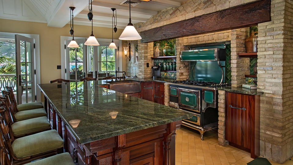 The kitchen at the main villa. - Credit: Don Hebert