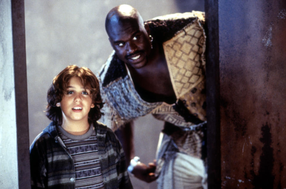 Francis Capra and Shaquille O'Neal in the 1996 kids comedy 'Kazaam' (Photo: Buena Vista Pictures/courtesy Everett Collection)