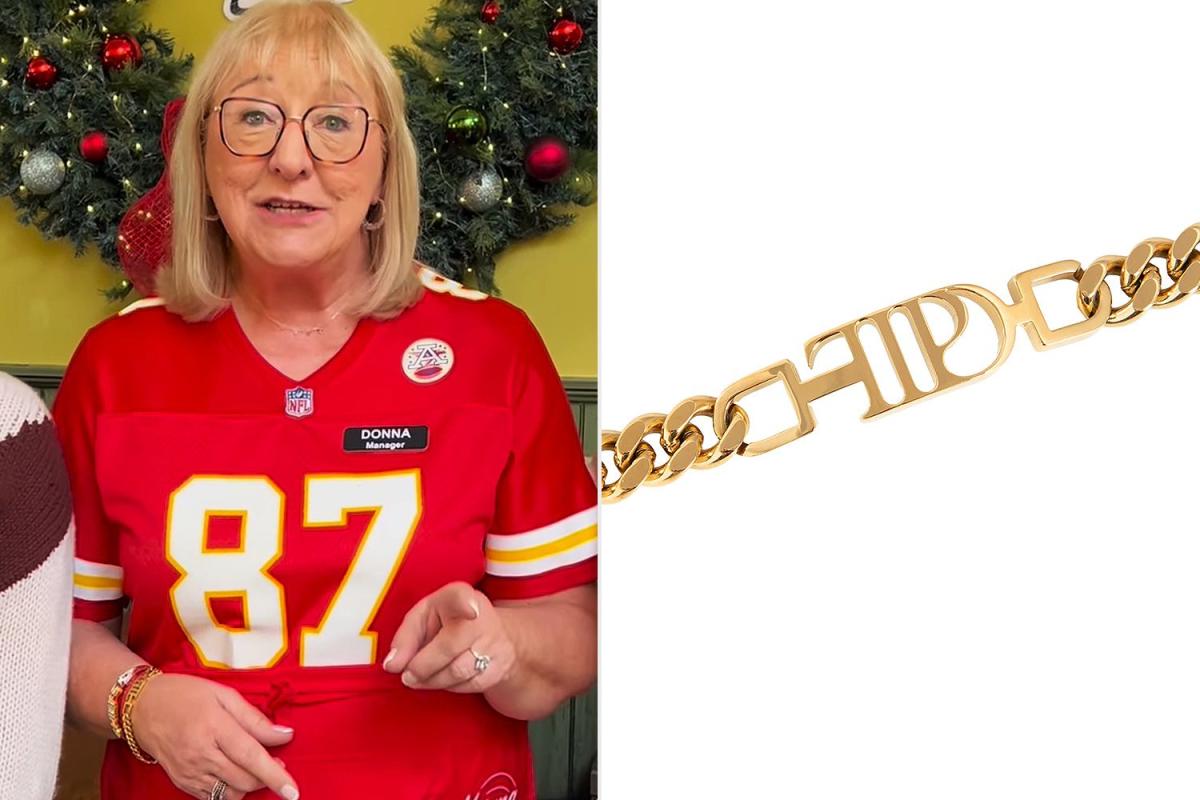 Donna Kelce wears Taylor Swift's 'TTPD' bracelet in post announcing her Hallmark Christmas movie