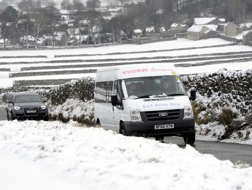 In pictures: Snow blankets Britain