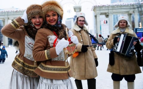 russia moscow snow - Credit: Anadolu