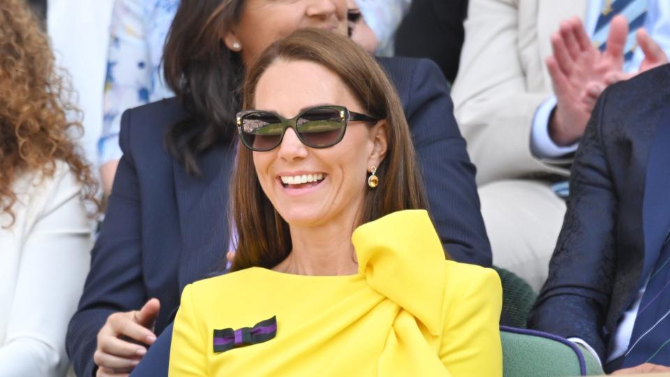 Kate Middleton's gorgeous old Hollywood sunhat she wore at Wimbledon is ...