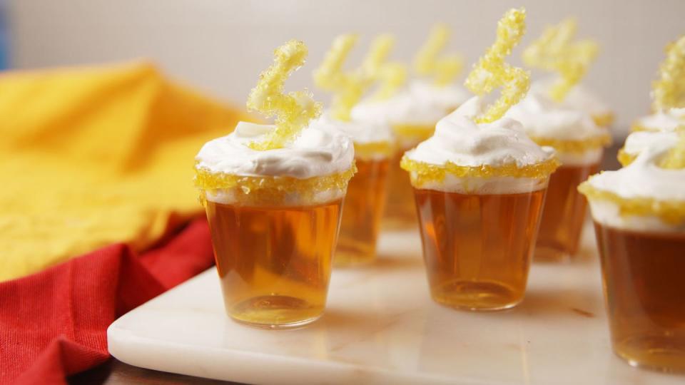 butterbeer jell o shots horizontal