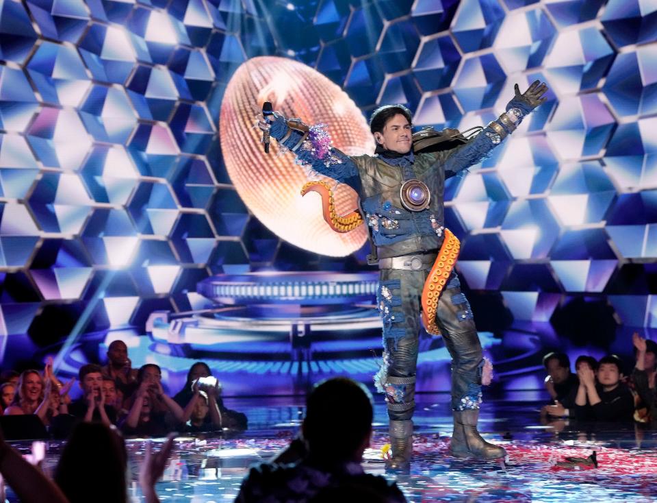 Tom Sandoval on "The Masked Singer."