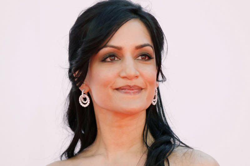 Archie Panjabi arrives for the the 64th Primetime Emmys at the Nokia Theatre in Los Angeles in 2012. File Photo by Danny Moloshok/UPI
