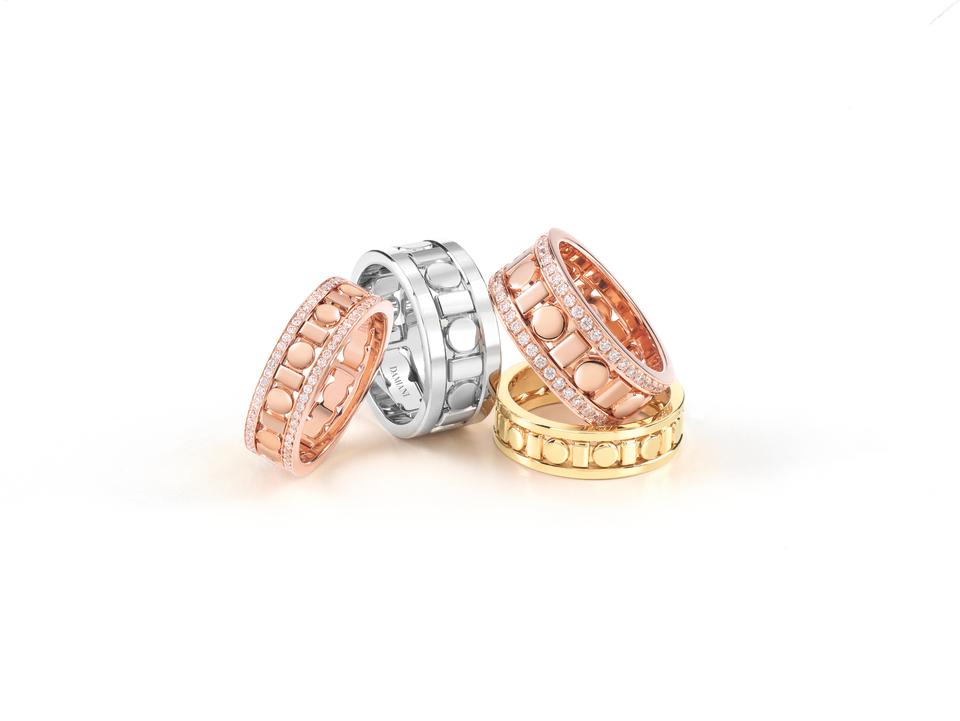 Damiani's Belle Époque Reel rings.