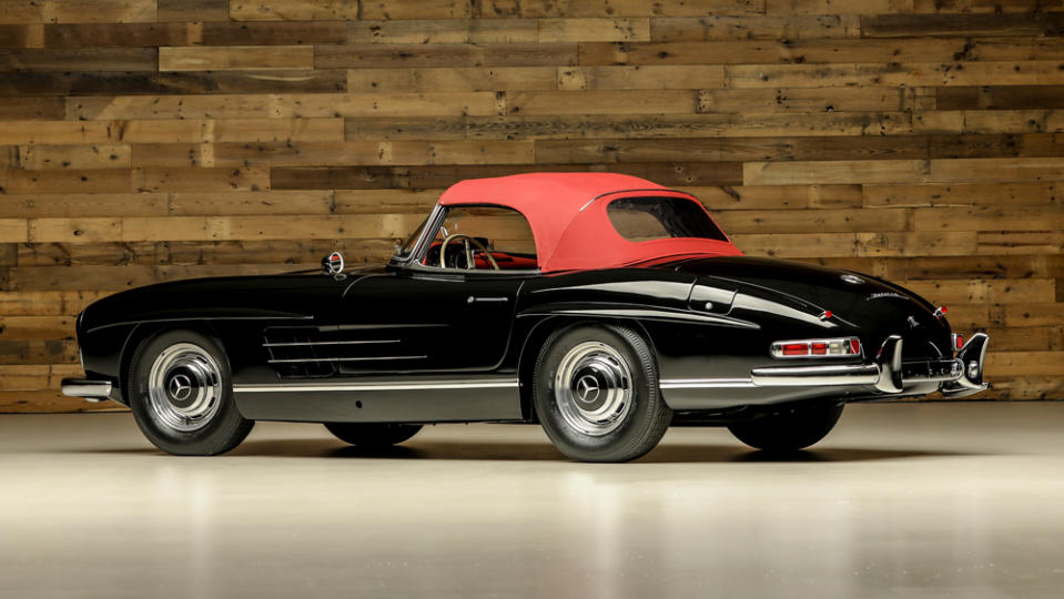 A 1961 Mercedes-Benz 300 SL Roadster.