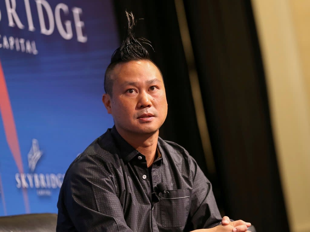 Tony Hsieh, ex director general de Zappos, en 2017 (REUTERS)