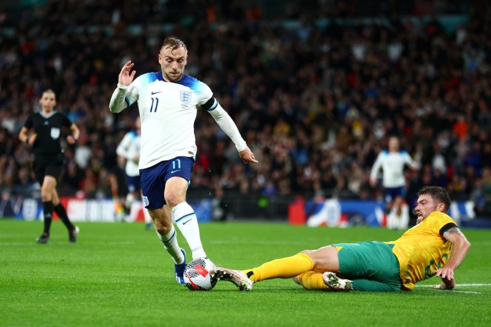 Jarrod Bowen was a bright spot in a disjointed England performance (Getty Images)