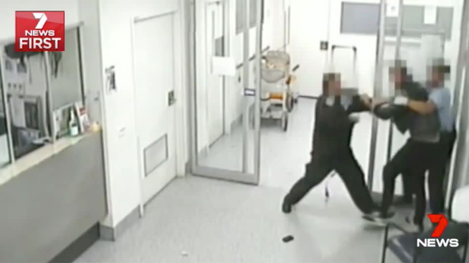 3,000 hospital staff are assaulted each year in Queensland. Photo: 7 News